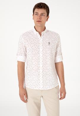 Erkek Haki Uzun Kollu Gömlek - 50288374015