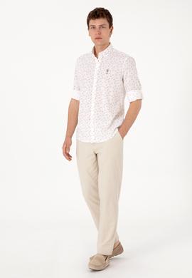 Erkek Haki Uzun Kollu Gömlek - 50288374015