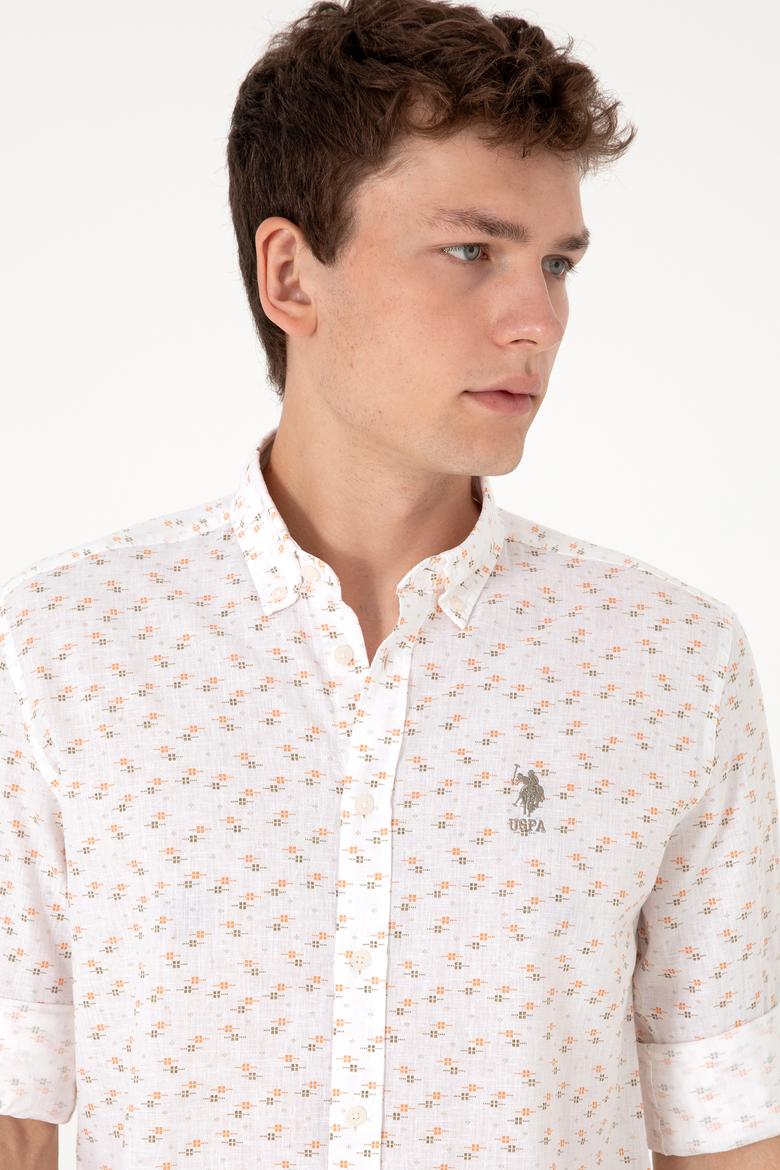 Erkek Haki Uzun Kollu Gömlek - 50288374015