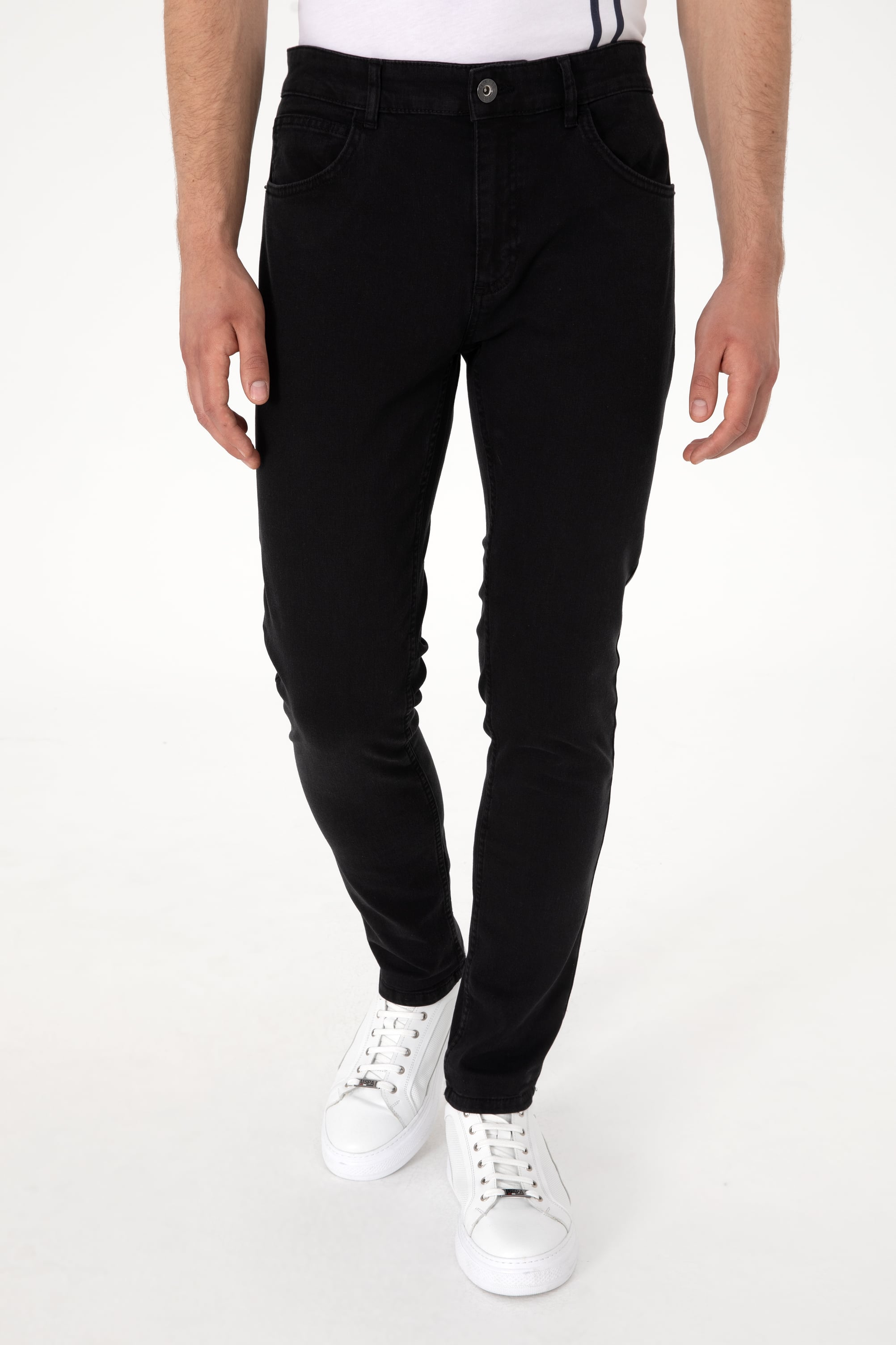 Erkek Siyah Jean Pantolon - Image 2
