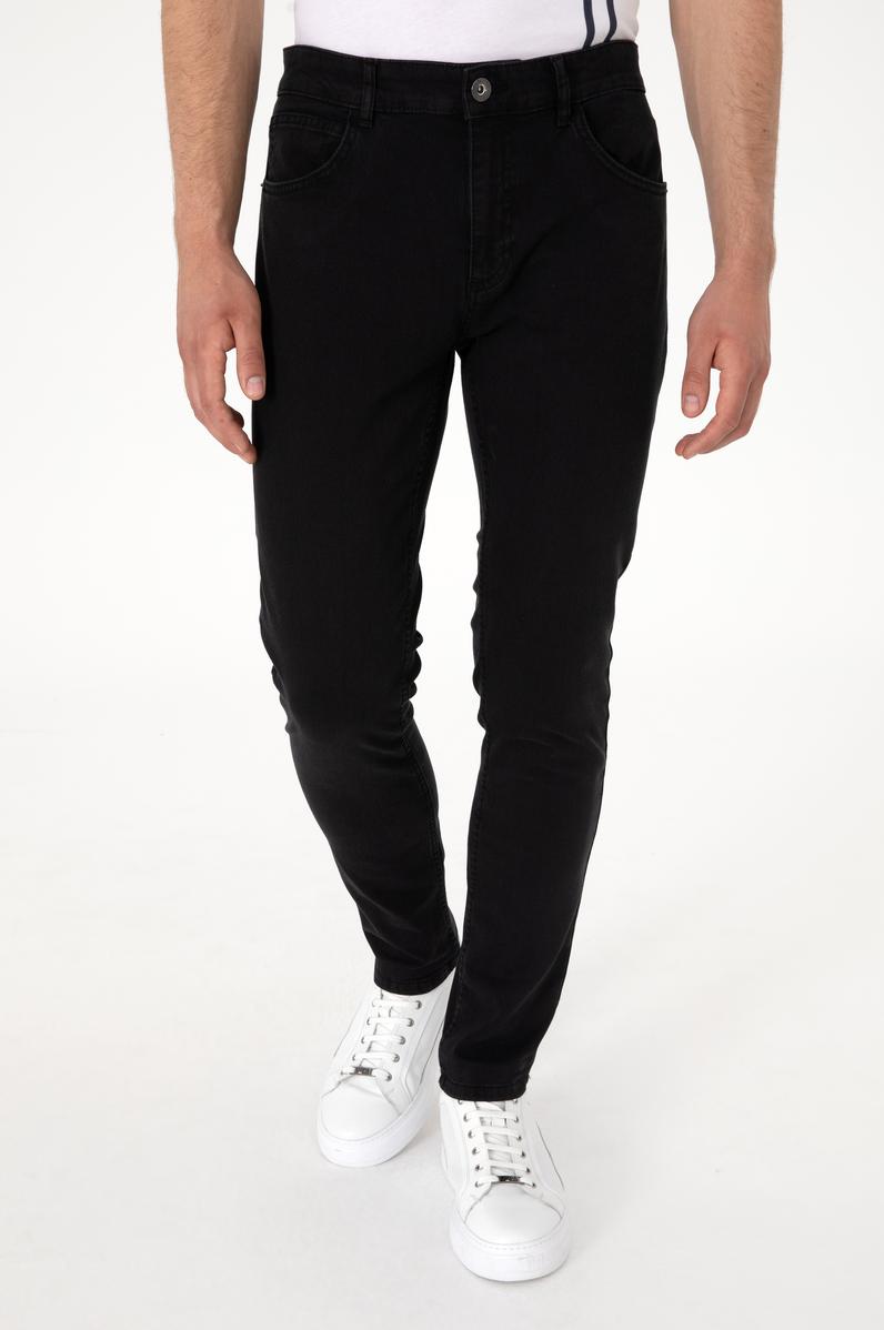 Erkek Siyah Jean Pantolon