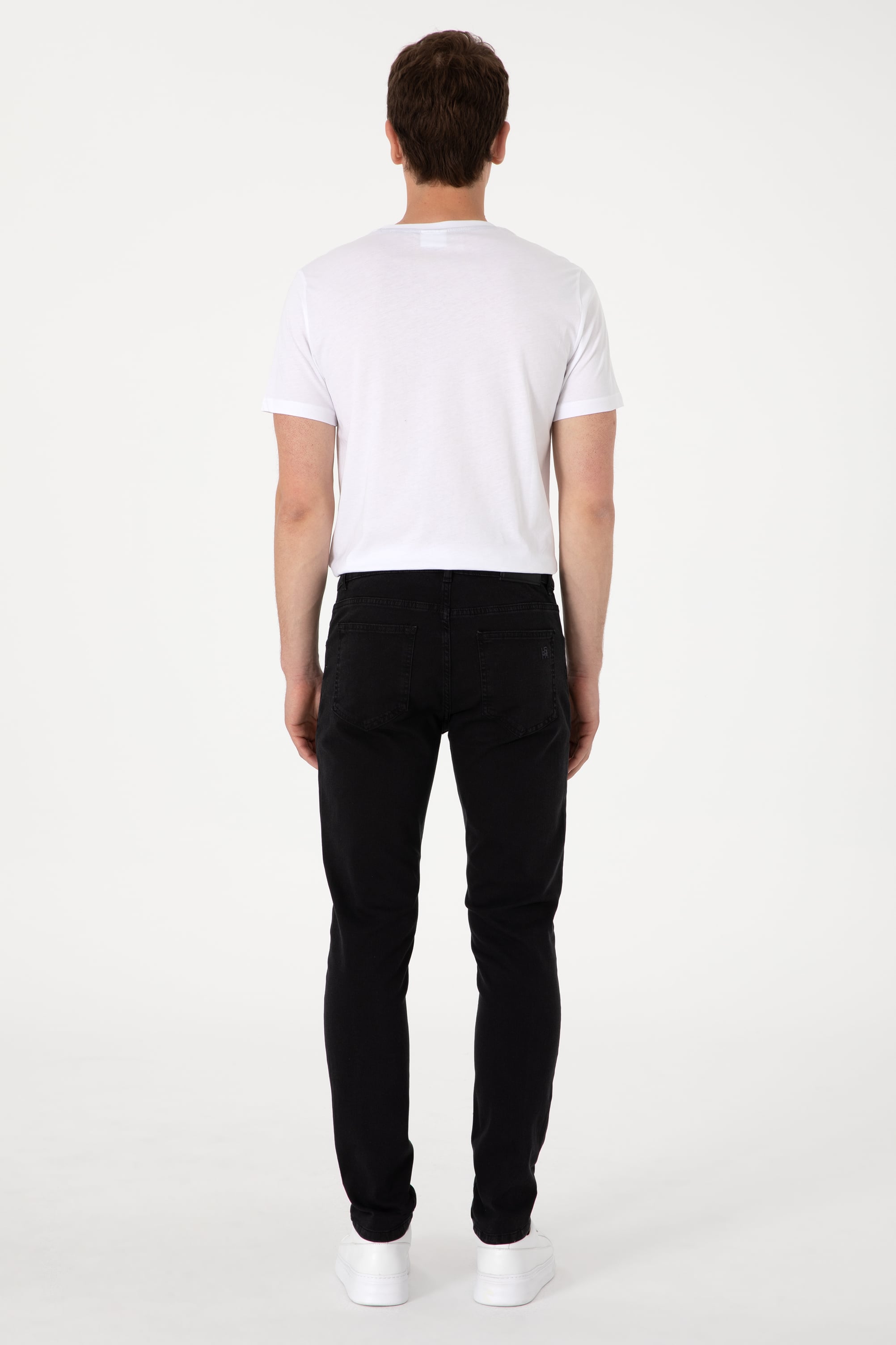 Erkek Siyah Jean Pantolon - Image 4