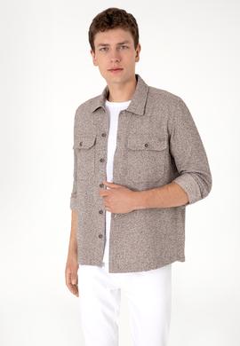 Erkek Camel Örme Gömlek - 50309867006