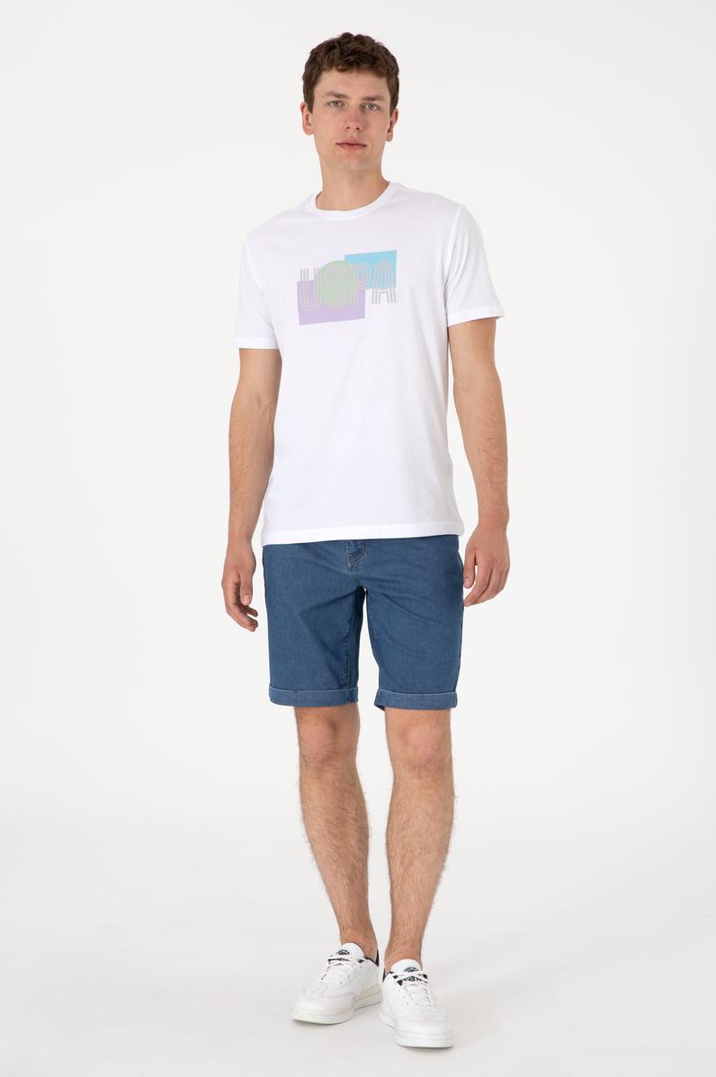 Erkek Mavi Jean Şort