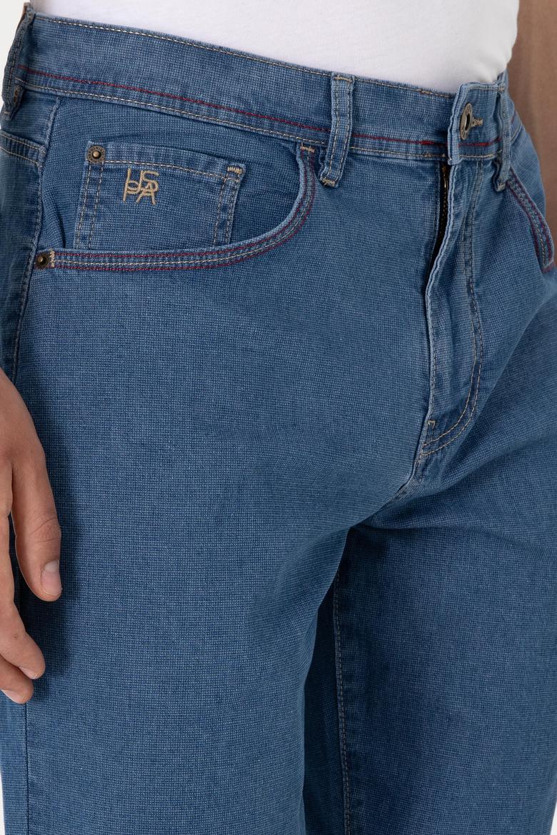 Erkek Mavi Jean Şort - 50304349005