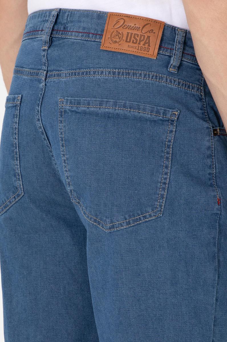 Erkek Mavi Jean Şort