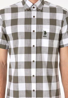 Erkek Vizon Kısa Kollu Gömlek - 50299813032