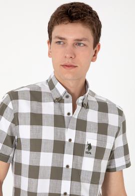 Erkek Vizon Kısa Kollu Gömlek - 50299813032