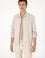 Erkek Krem Fermuarlı Gömlek