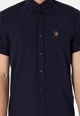 Erkek Lacivert Kısa Kollu Gömlek - 50298007023