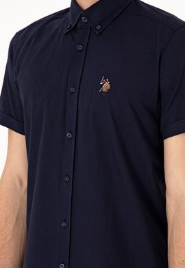 Erkek Lacivert Kısa Kollu Gömlek - 50298007023