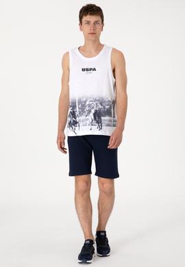 Erkek Regular Fit Bisiklet Yaka Beyaz Kolsuz Tişört - 50300111034