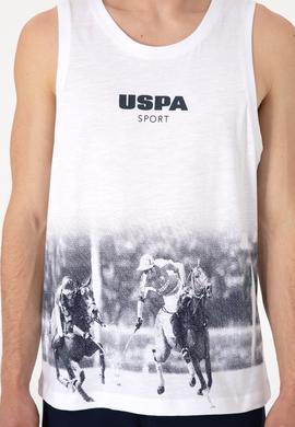 Erkek Regular Fit Bisiklet Yaka Beyaz Kolsuz Tişört - 50300111034