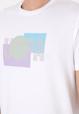 Erkek Regular Fit Beyaz Bisiklet Yaka Tişört - 50300593004