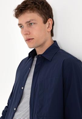 Erkek Lacivert Uzun Kollu Gömlek - 50301077001