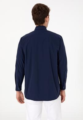 Erkek Lacivert Uzun Kollu Gömlek - 50301077001