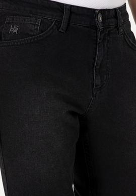 Erkek Siyah Jean Şort - 50304344003