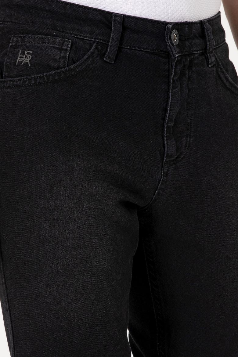 Erkek Siyah Jean Şort - 50304344003