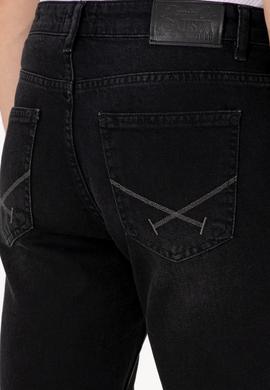 Erkek Siyah Jean Şort - 50304344003