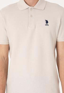 Erkek Regular Fit Polo Yaka Taş Dokulu Tişört - 50300165027