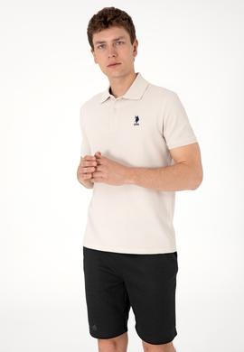 Erkek Regular Fit Polo Yaka Taş Dokulu Tişört - 50300165027