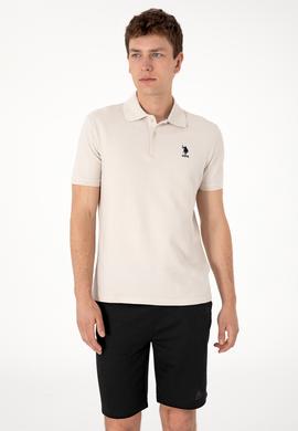 Erkek Regular Fit Polo Yaka Taş Dokulu Tişört - 50300165027