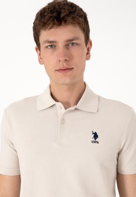 Erkek Regular Fit Polo Yaka Taş Dokulu Tişört - 50300165027