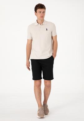 Erkek Siyah Örme Şort - 50308794016