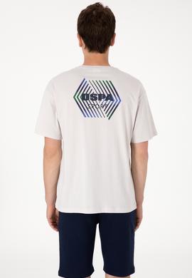 Erkek Comfort Fit Bisiklet Yaka Açık Gri Tişört - 50299970009