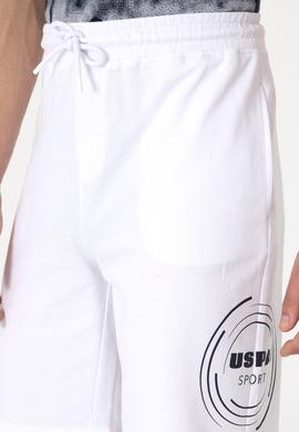 Erkek Beyaz Örme Şort - 50300150006