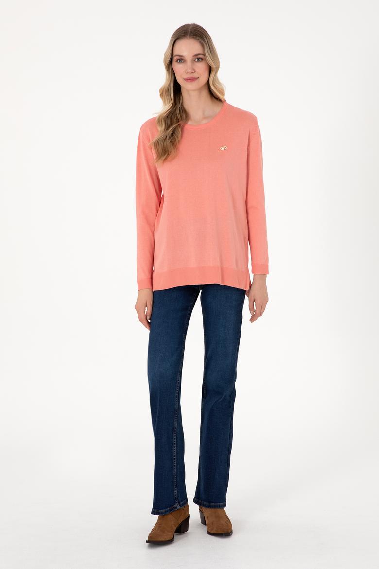 Kadın Somon Basic Kazak - 50288951013