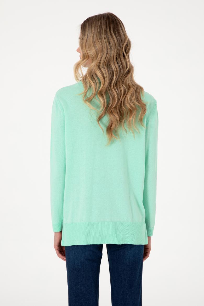 Kadın Mint Basic Kazak - 50288951031