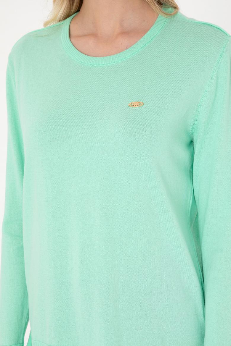 Kadın Mint Basic Kazak - 50288951031