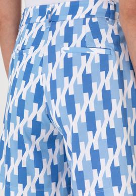 Kadın Açık Mavi Örme Şort - 50281788002