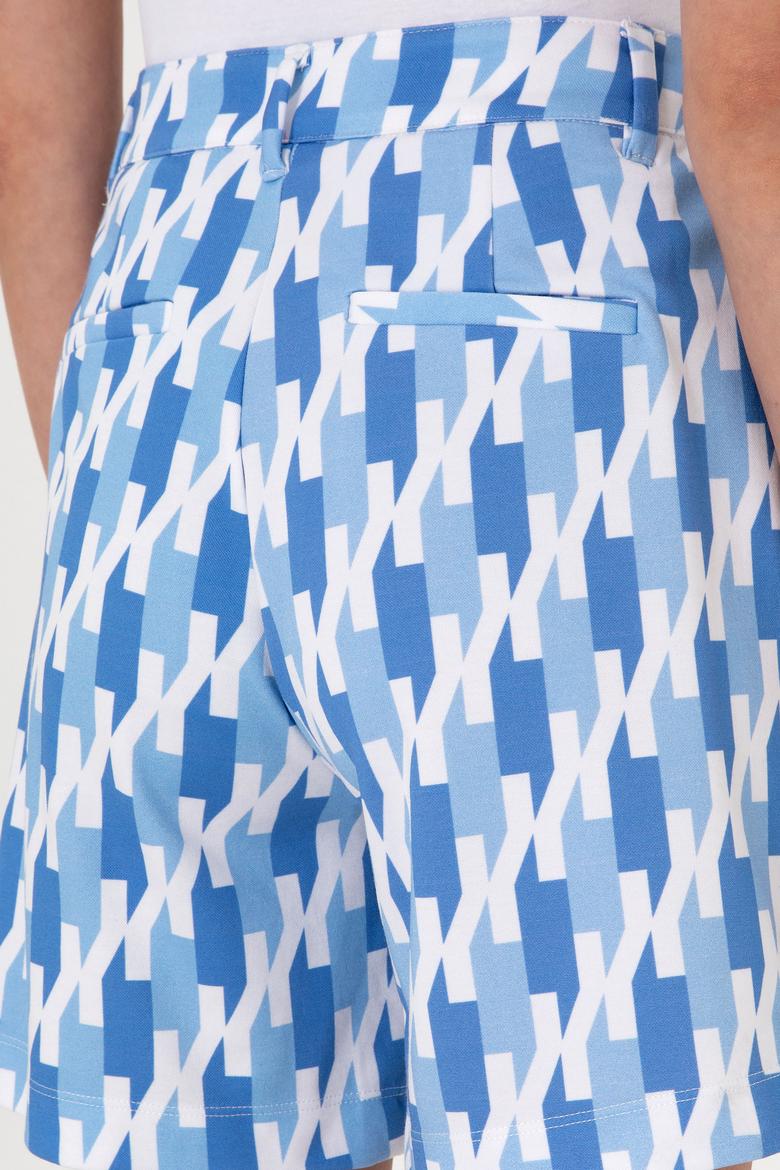 Kadın Açık Mavi Örme Şort - 50281788002