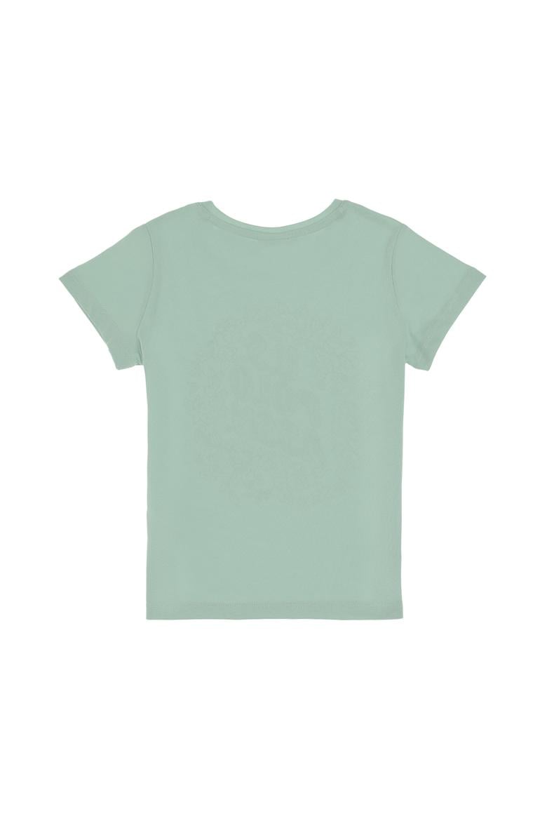 Kız Çocuk Su Yeşili Tişört - 50300982016
