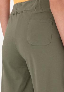 Kadın Koyu Haki Örme Şort - 50300866022