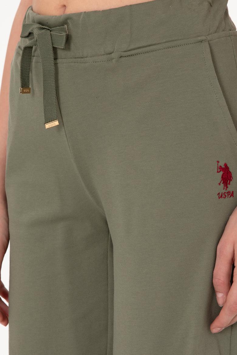 Kadın Koyu Haki Örme Şort - 50300866022