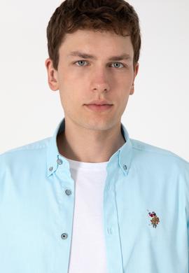 Erkek Aqua Uzun Kollu Basic Gömlek - 50297897059