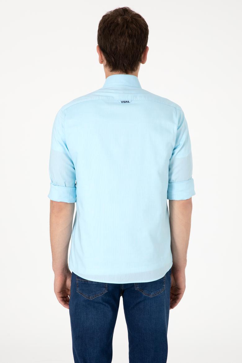 Erkek Aqua Uzun Kollu Basic Gömlek - 50297897059