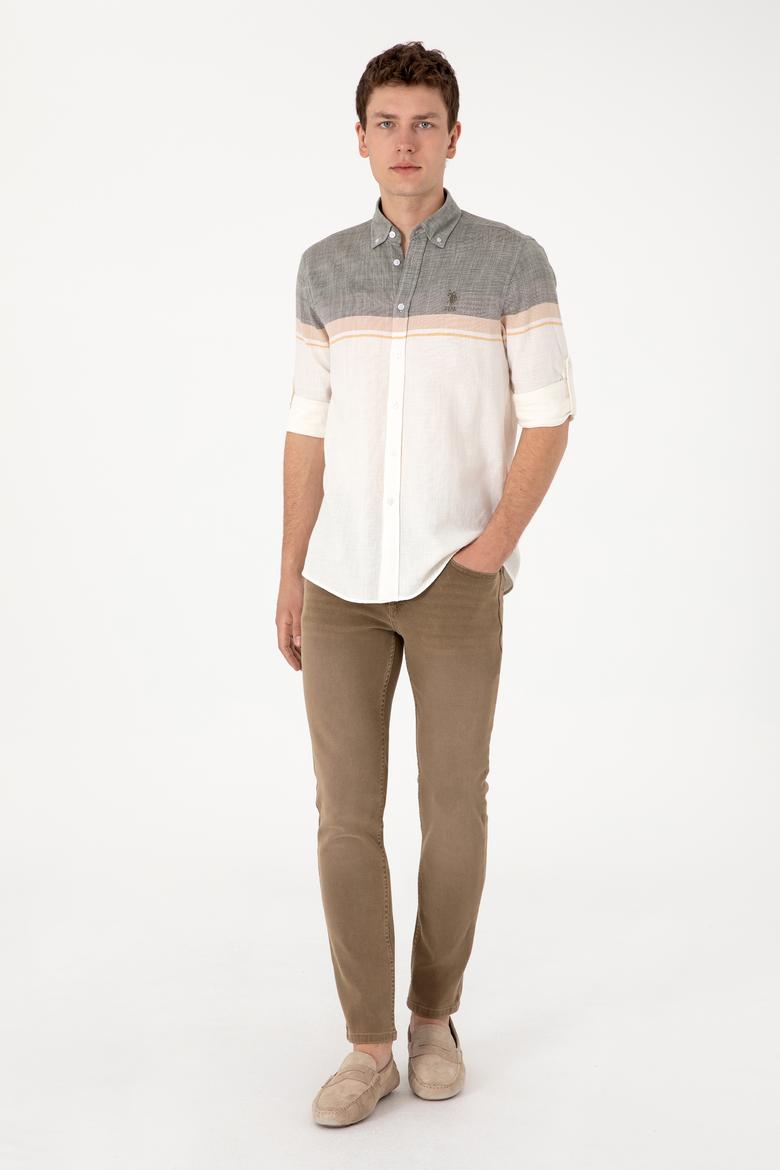 Erkek Kahverengi Jean Pantolon - 50298568110