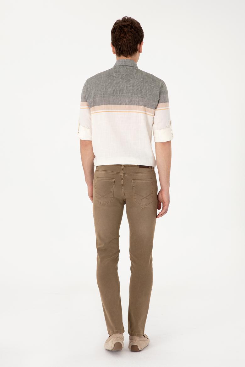 Erkek Kahverengi Jean Pantolon - 50298568110