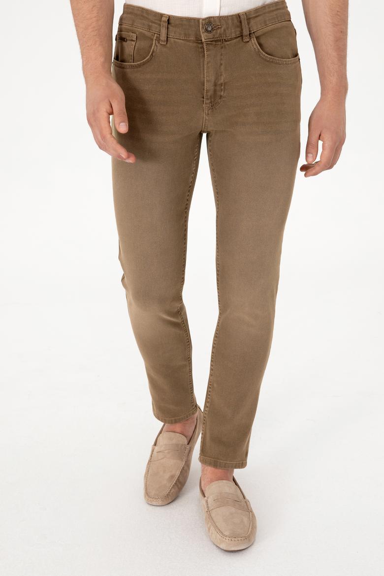 Erkek Kahverengi Jean Pantolon - 50298568110