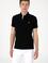 Erkek Slim Fit Polo Yaka Siyah Tişört