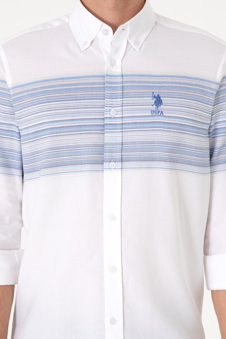 Erkek Mavi Uzun Kollu Gömlek - 50300231005