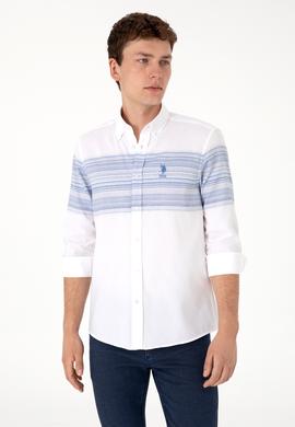 Erkek Mavi Uzun Kollu Gömlek - 50300231005