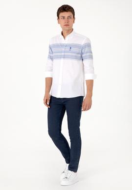 Erkek Mavi Uzun Kollu Gömlek - 50300231005