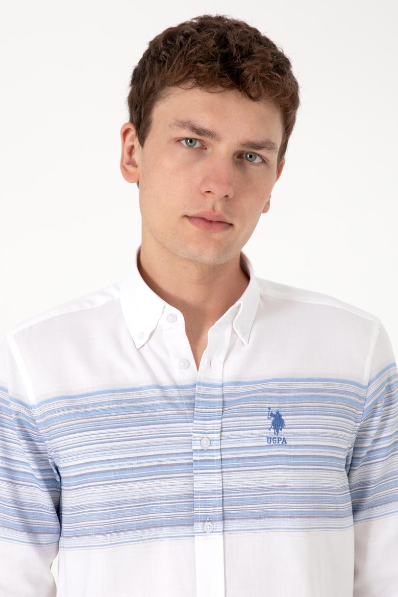 Erkek Mavi Uzun Kollu Gömlek - 50300231005