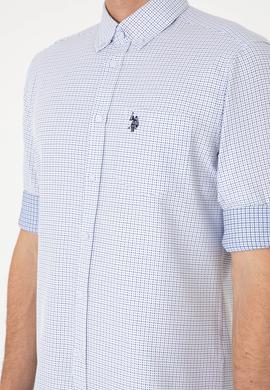 Erkek Mavi Cepli Uzun Kollu Gömlek - 50306363006