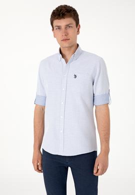 Erkek Mavi Cepli Uzun Kollu Gömlek - 50306363006